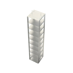 Freezer rack SSteel chest for 9 boxes 140x140x725mm