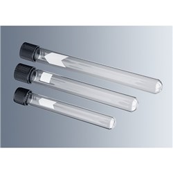 Test Tubes with screw Caps Length 150 x 16 m 20 ml /PK100