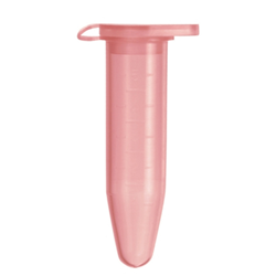 Tube Conical Prep  5ml w/attached Cap RED / PK 200
