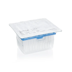 Tips, 50-1000µl, PP, clear, non-sterile, racked, TipRack, blue, BIO-CERT® LIQ HAND / PK 960