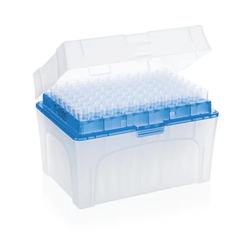 Tips, 50-1000µl, PP, clear, non-sterile, racked, TipBox, blue, BIO-CERT® LIQ HAND / PK 480