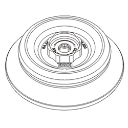 Fixed-angle rotor, RA 24/2 incl. lid, for 24 x 1.5/2.0ml microtubes, aerosol-tight, Domel Centric