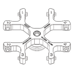 Swing-out rotor, RS 4/200, 4 x 200ml, Centric / EA