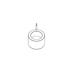 Insert, I 400 1/100, for 1 x 100ml tube, dia. 52mm, Centric / PK 4