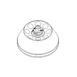 Fixed-angle rotor, RA 8/50, for 8 x 50ml conical tubes,  Centric / EA