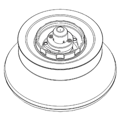 Fixed-angle rotor, RA 10/10, for 10 x 10ml round tubes,  Centric / EA