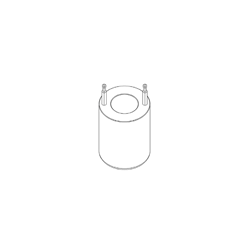 Insert, I 200 1/50, for 1 x 50ml conical tube, Centric / PK 4