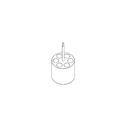 Insert, I 200 6/5-7, for 6 x 5-7ml blood collection tubes, Centric / PK 4
