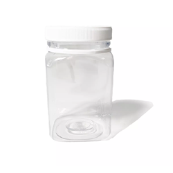 Container 400ml Square PET / PK 300