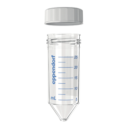 Eppendorf Conical Tubes 25 mL w screw cap, sterile, pyrogen-, D/RNase- & DNA-free, 200 pcs.