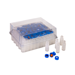 Pack - 300µL, PP. Snap Ring LVV, 12x32mm, 11mm Snap Cap, Polyimide/Silicone Lined for PFAS Testing