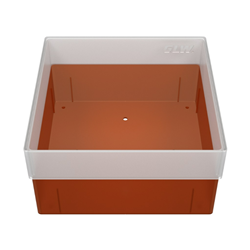 Freezer Box PP Red 130x130x70 w/o divider