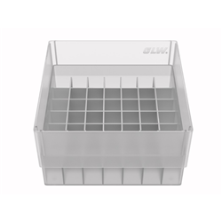 Freezer Box PP Natural for 8.0ml Sample Vials 49 well