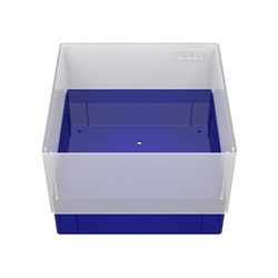 Freezer Box PP Blue 130x130x90mm w/o divider