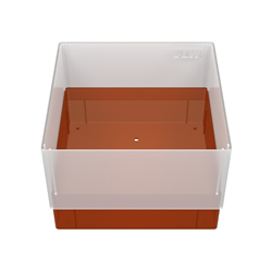 Freezer Box PP Red 130x130x90mm w/o divider