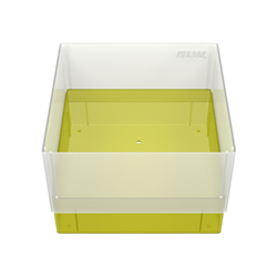 Freezer Box PP Yellow 130x130x90mm w/o divider