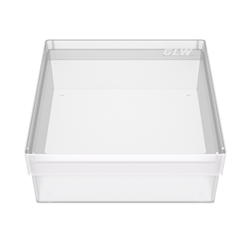 Freezer Box PP Natural 130x130x52mm w/o divider and holes