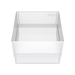 Freezer Box PP Natural 130x130x90mm w/o divider and holes