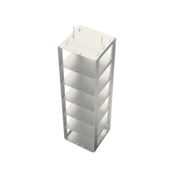 Freezer rack SSteel chest for 6 boxes 140x140x485mm