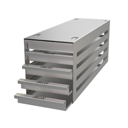 Freezer rack SSteel drawer 5x3 pl. 29mm 410x162x135mm