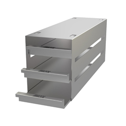 Freezer rack SSteel drawer 3x3 pl. 54mm 410x173x135mm