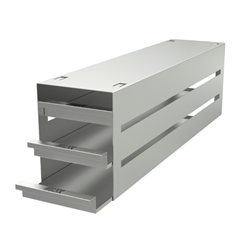 Freezer rack SSteel drawer 3x4 pl. 54mm 540x173x135mm