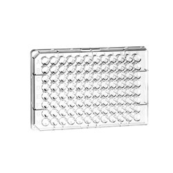 Microplate, 96 well, PS, F-bottom (Chimney well), Clear, Non-binding, DNase & RNase Free / PK 40