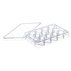 Plate, Cell Culture 24 well, PS, Clr, CELLSTAR TC, Lid w. Cond. Rings, Sterile, Indiv. Pk / PK 100