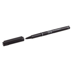 Marker pen, black, super fine, 10 pieces