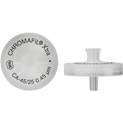 Syringe filter CHROMAFIL CA-45/25 cellulose acetate 0.45um 25mm PP HPLC certified / PK 400
