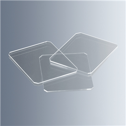 Cover glasses for counting chambers, 20x26 mm, boros. glass D 263, thickness approx. 0.4 mm  / PK 10
