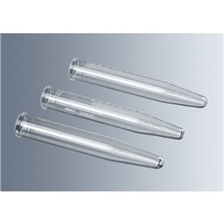 Centrifuge tubes soda lime glass with rim grad. 1-15 ml / PK100