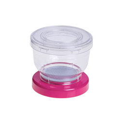 EZ-Fit® filtration unit w/out absorbent pad, 0.45 µm PVDF white membrane with 100 mL funnel - 48pkg